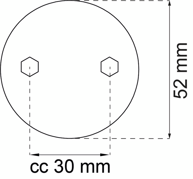 TÄCKBRICKA HABO 2827-2 ROSTFRI PP, 2827-2 ROSTFRI PP