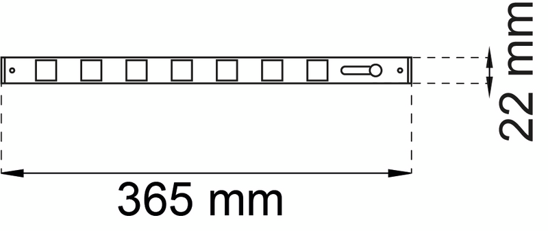 KARMVENTIL HABO 137 ALU 22X365MM