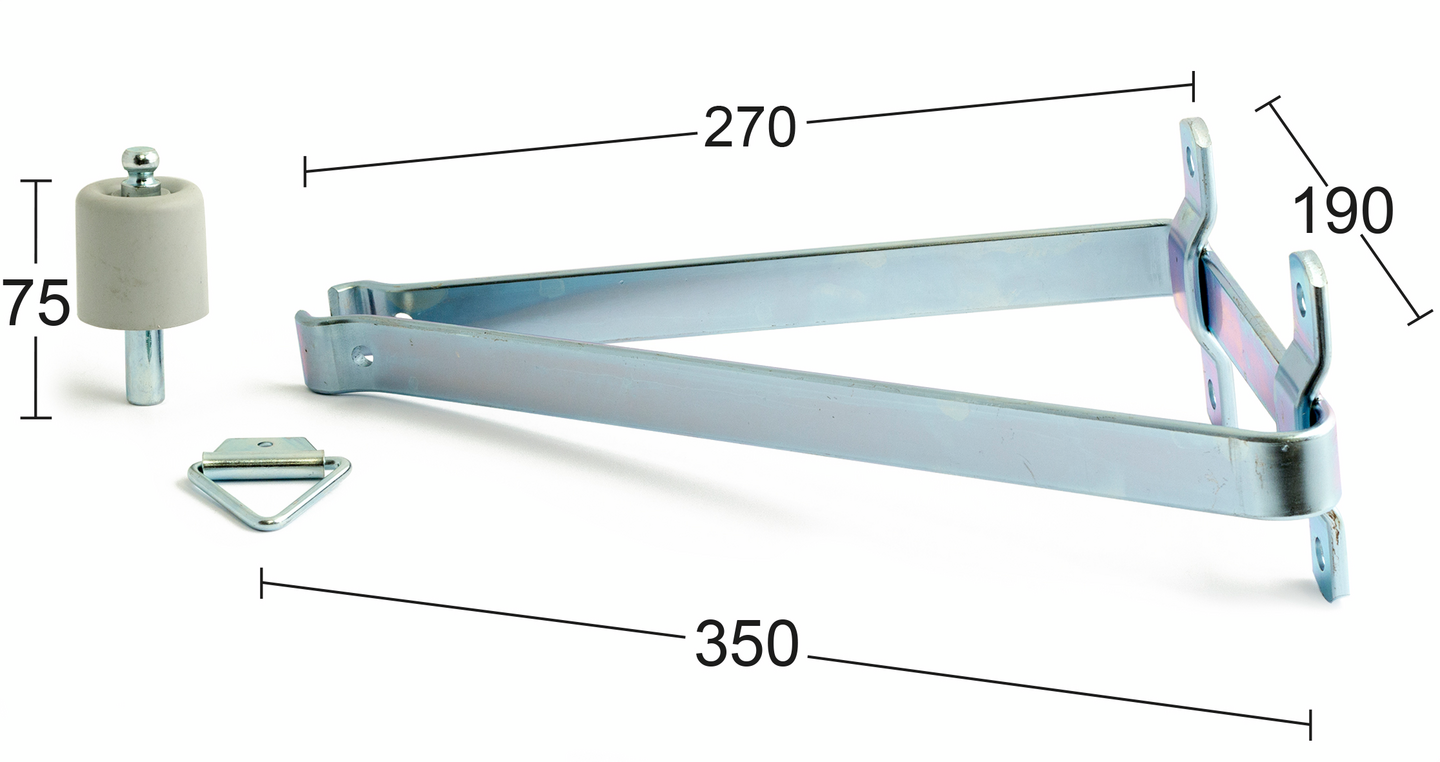 DÖRRHÅLLARE HABO 2650 GALV