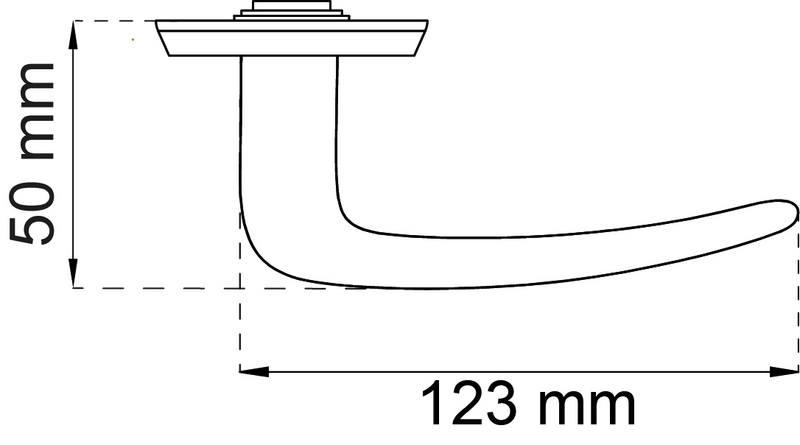 DÖRRHANDTAG HABO A635 NICKEL