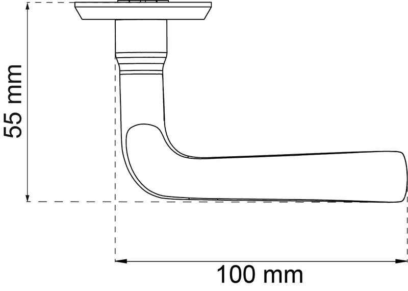 DÖRRHANDTAG HABO A692 NICKEL