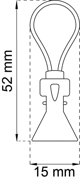 KROK/KLÄMMA 5210 SORT FÄRG 5P