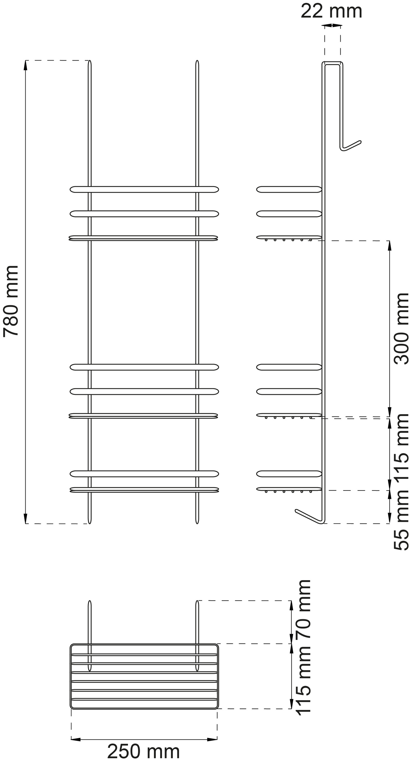 KABINHYLLA HABO SVART