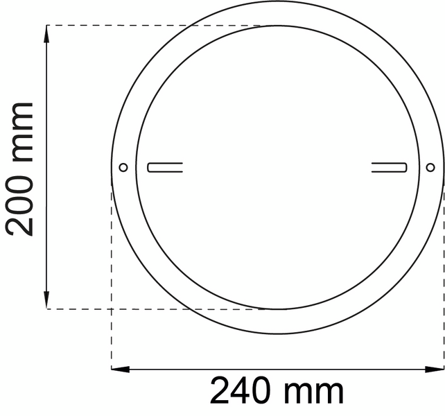 TALLRIKSVENTIL HABO 280 PLAST VIT D200/240MM