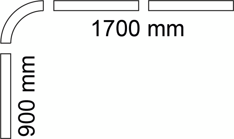 DRAPERISKENA HABO VIT 90X170