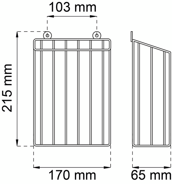 KORGSTÄLL HABO 68475 VIT, 68475 VIT