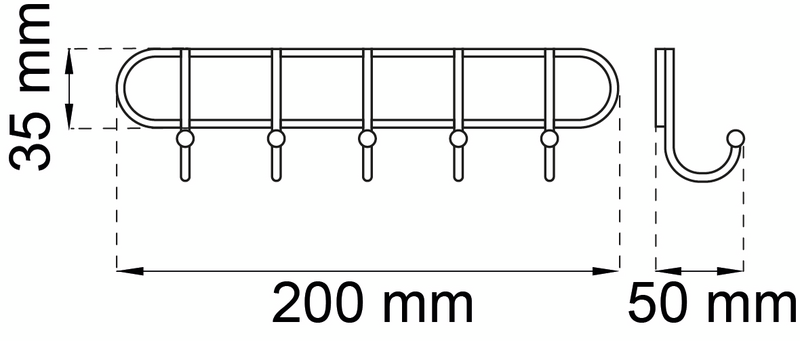 KROKRAD HABO PLUTO 3-KROK KROM 35X200MM