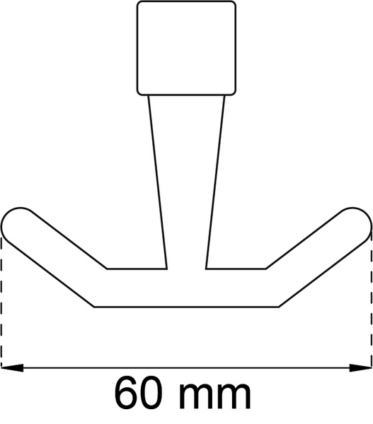 HYLLKROK HABO 8000 PLAST SVART, 8000 PLAST SVART