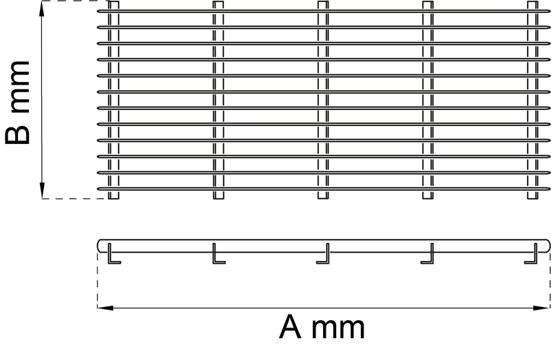 FOTSKRAPA HABO 500 GALV 1000MM, 500 1000MM GALV