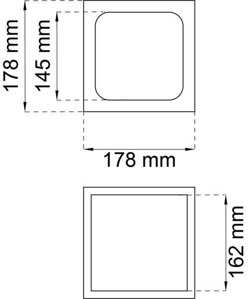 KLAFFVENTIL HABO 150MM PLAST VIT, 401