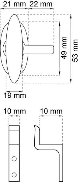 FÖNSTERVRED 230 FÖRNICKLAD INKL HAKE 3-10MM