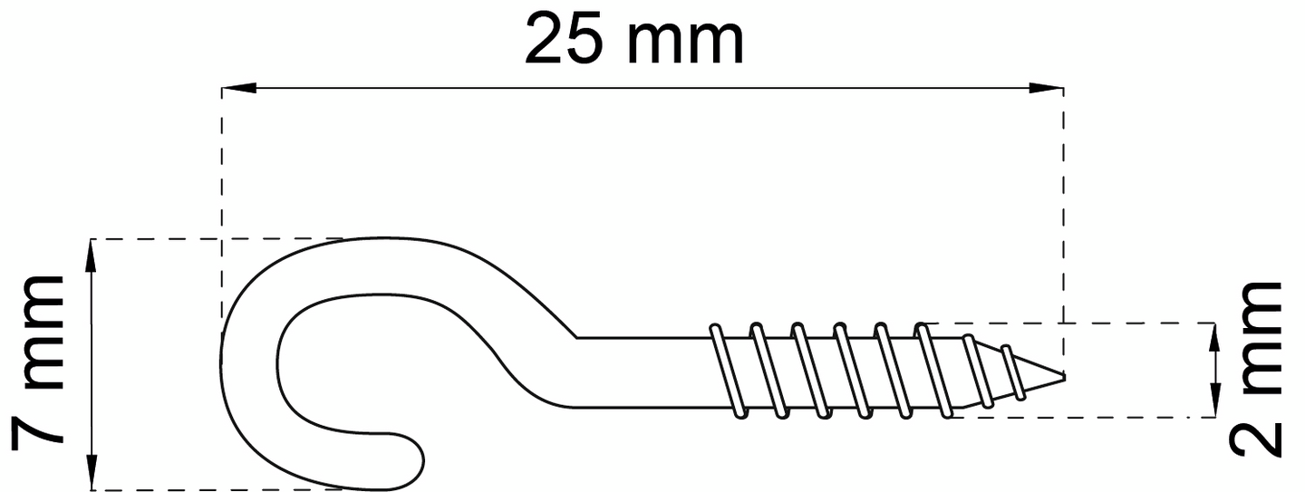 KROK HABO F GARDINSPIRAL 1.8X27MM, .