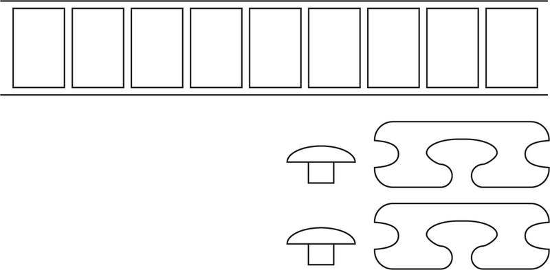 STEGBAND HABO 1518-5 VIT 300CM