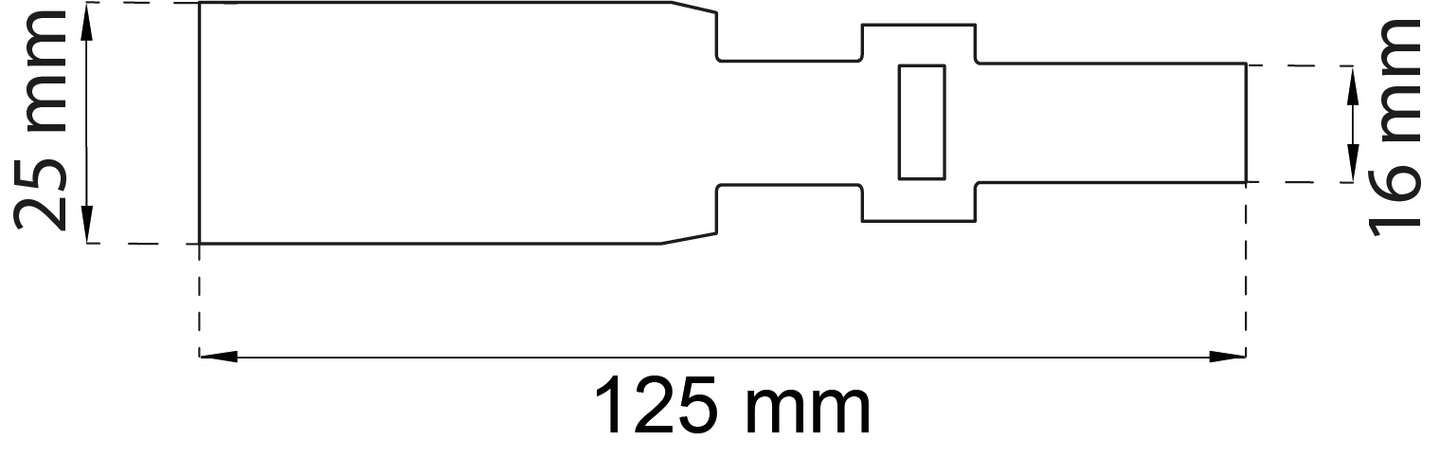 KYLSKÅPSLÅS HABO 2301-1 VIT
