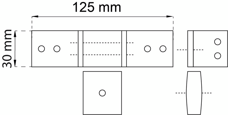 FÄSTE HABO 10 VIT, 10 VIT