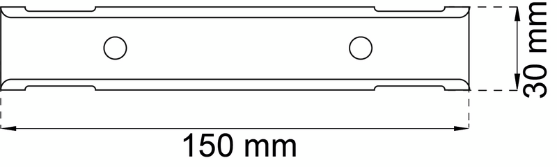 GARDINBESLAG 150X30MM VIT 2P 420-H1