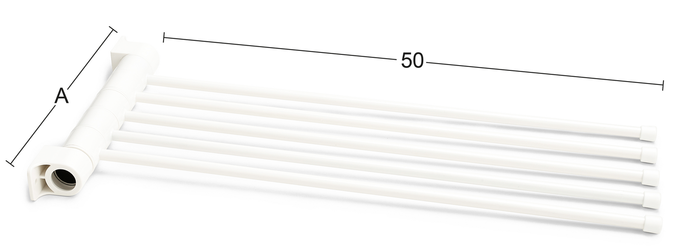 HANDDUKSARM HABO 5-ARM VIT SB, 5-ARM VIT SB