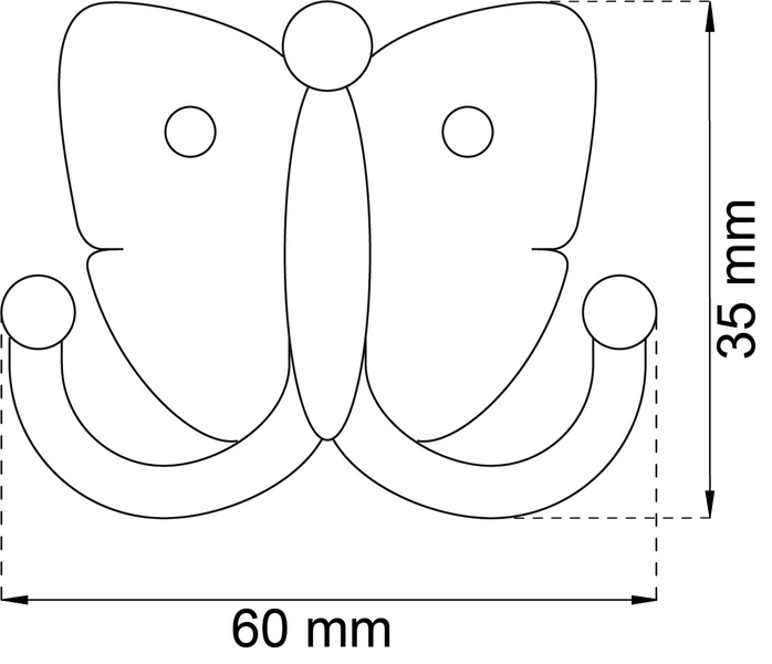 KROK HABO 552 ANTIK 35X60MM