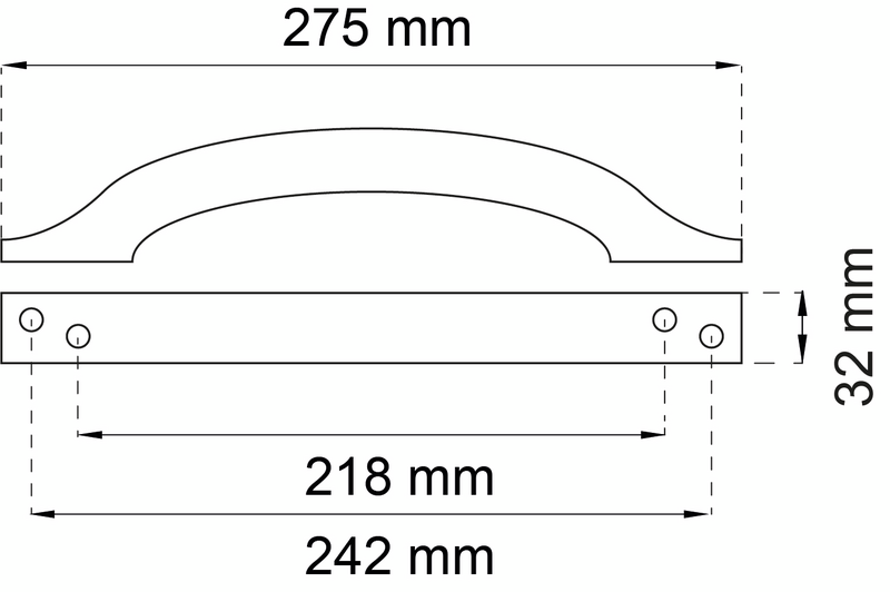 BASTUHANDTAG HABO 1443 FURU 275MM