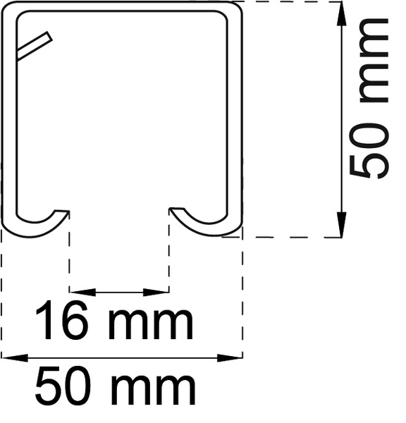 SKJUTPORTSSKENA HABO 3628 GALV, 3628 GALV K-150/300 5 METER