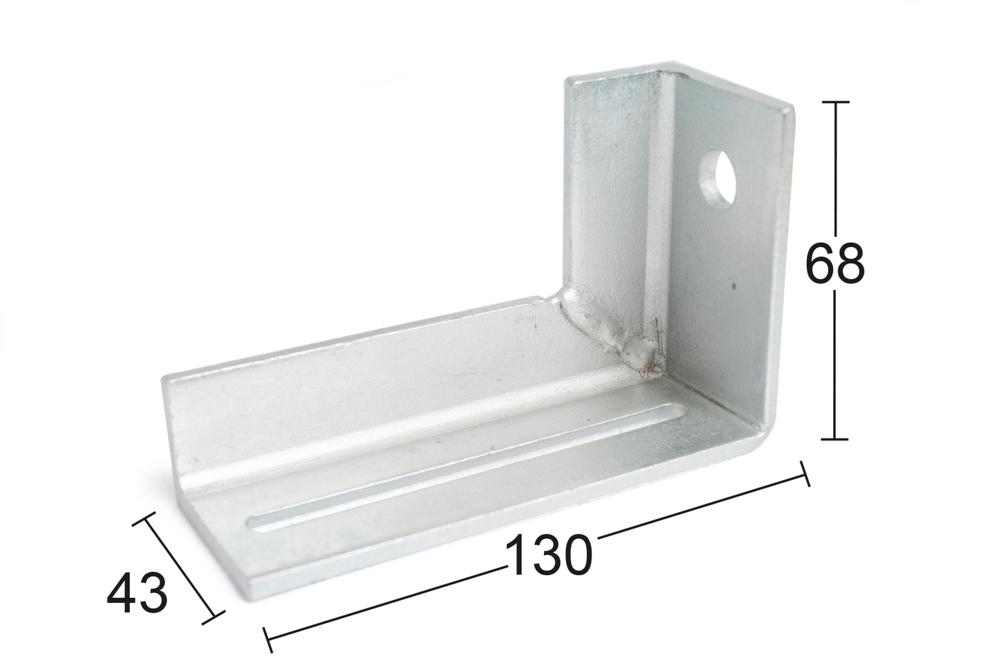 VÄGGHÅLLARE HABO 6522 GALV, 6522 GALV K-150/300 DUBBEL