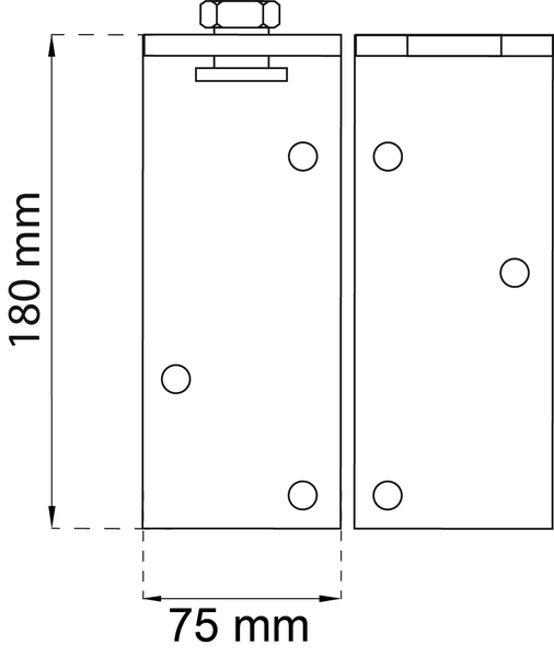 BÄRGAFFEL HABO 6570 GALV, 6570 GALV K-150-300/42-58MM