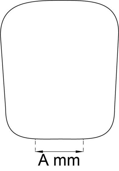 PLASTFOT HABO 1625 PLAST VIT 19MM, 1625 19MM PLAST VIT