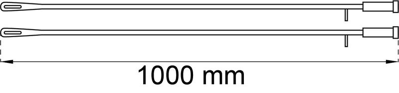 GARAGEPORTHÅLLARE HABO 1291 EFZ 100CM