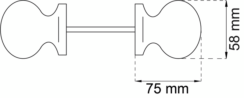 BASTUKNOPP HABO 1111 FURU D58MM