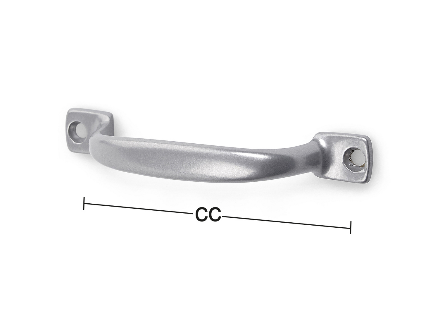 LÅDHANDTAG HABO 153A-115 SILVER LAC, 153A-115 SILVER LACK