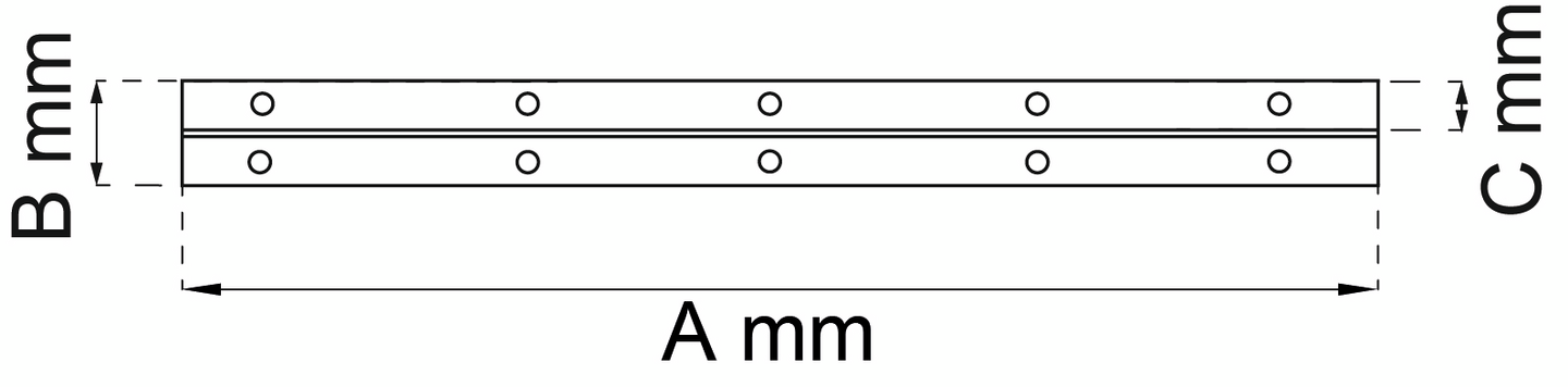 PIANOGÅNGJÄRN HABO 195 STÅL FÖRN, 195 25X3540MM STÅL FÖRN