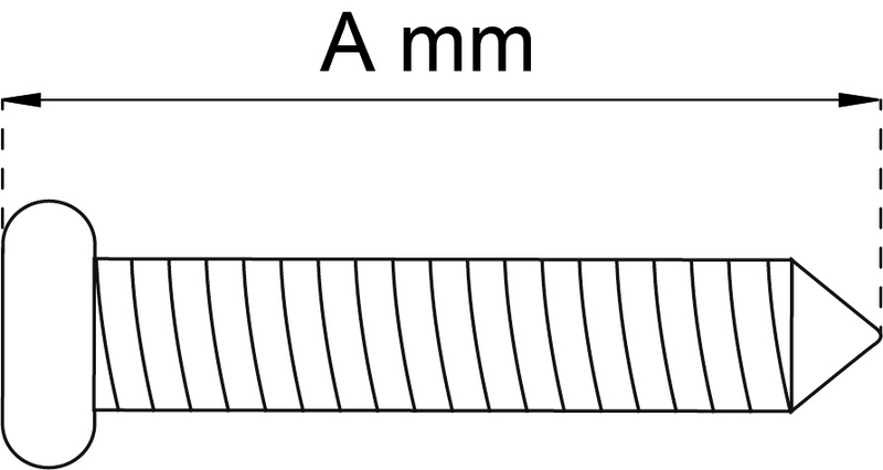 CYLINDERSKRUV HABO 3 EFZ M5X38MM 2ST