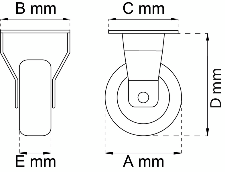 HJUL HABO 4210 FAST D100MM