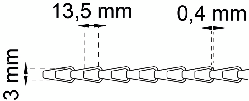 KÄTTING   20-6 KROM 2M