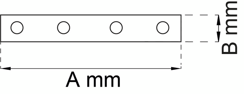 SKARVJÄRN  75X20X2MM GALV 2P 6211