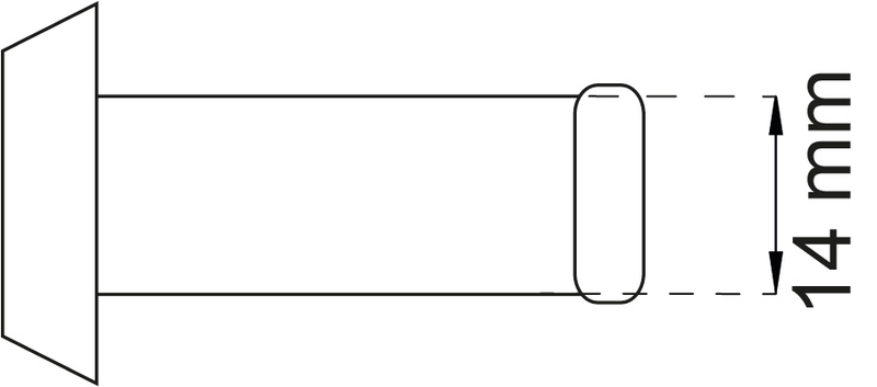 DÖRRÖGA HABO KROM D14MM