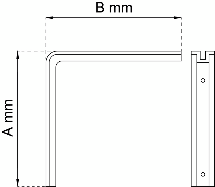 KONSOL 6046 VIT 150X200MM