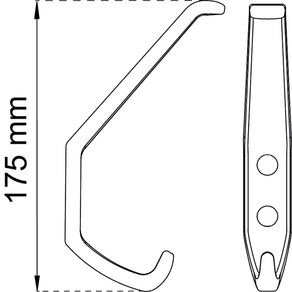 KROK HABO 1050 VIT 175MM, SKOLKROK