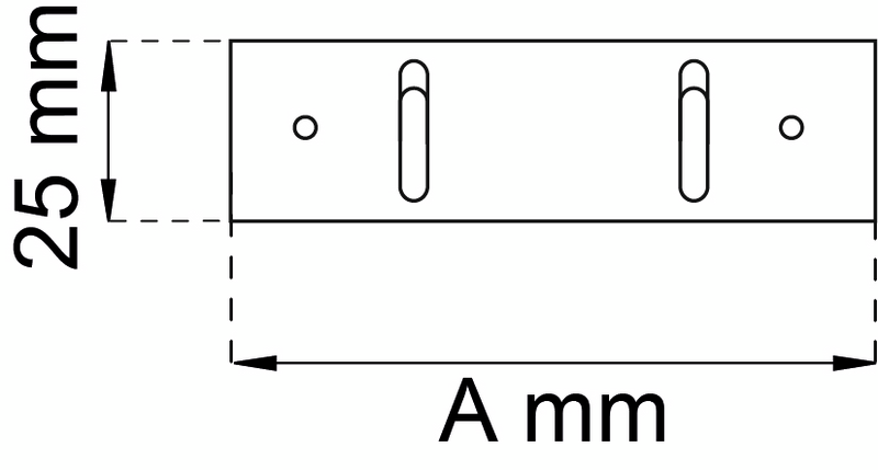 HANDDUKSHÄNGARE HABO 123-2 VIT PP, 123-2 VIT PP