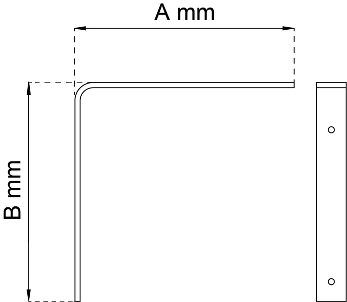 KONSOL 6081 VIT 150X200MM