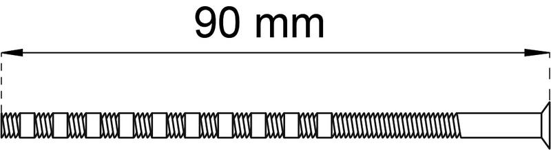 SKRUV HABO M4 9 90MM MÄSS FÖRN, M4 9 90MM MÄSS FÖRN