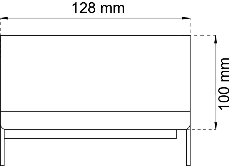 TOALETTPAPPERSHÅLLARE HABO 3410 VIT 100X128MM