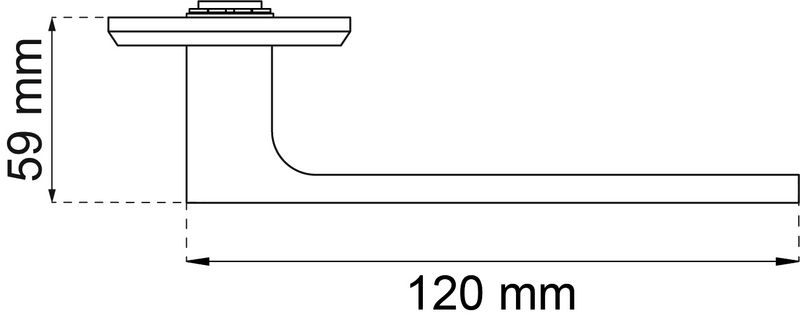 DÖRRHANDTAG HABO A2560 KROM