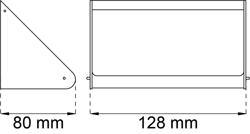 TOALETTPAPPERSHÅLLARE HABO 3400 VIT 90X128MM