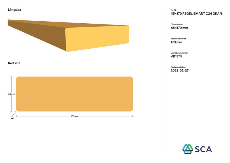 REGEL SCA OBH 45X170X3000 G4-2