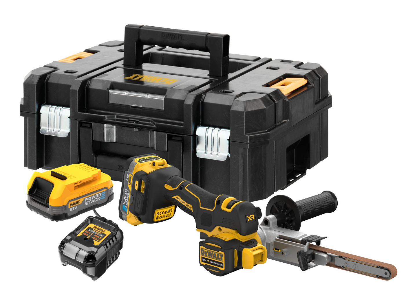 Akkunauhahiomakone DeWalt DCM200E2T 2X1,7AH 18V XR