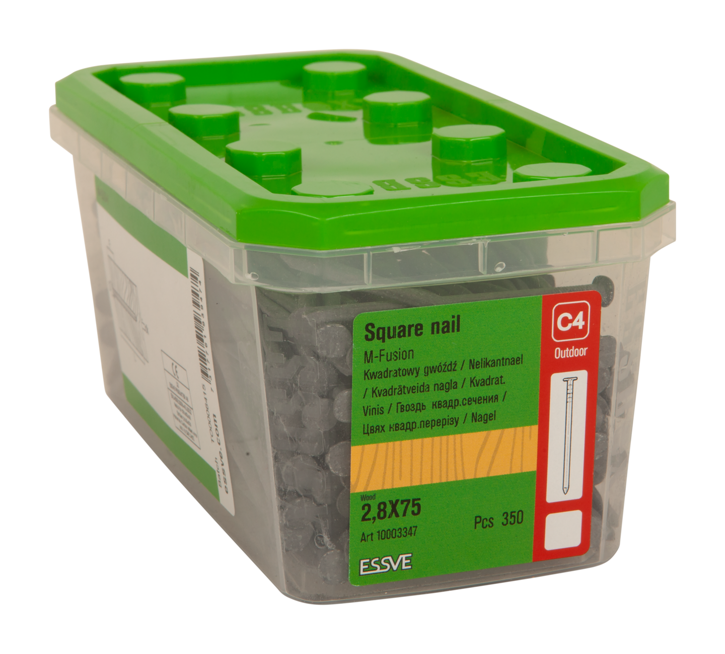 SPIK FYRKANT M-FUSION 2,8X75 350ST