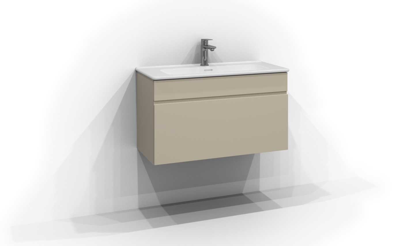 Allaskaappi Svedbergs Poem Profiili 1 laatikko ja integroitu vedin