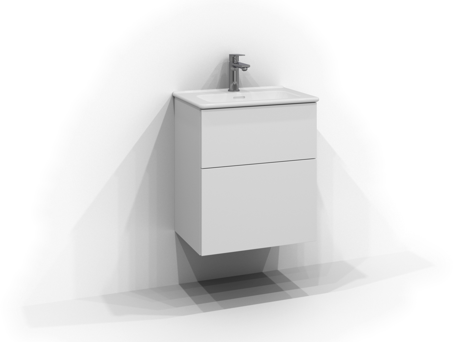 Allaskaappi Svedbergs Poem Sileä 2 laatikkoa