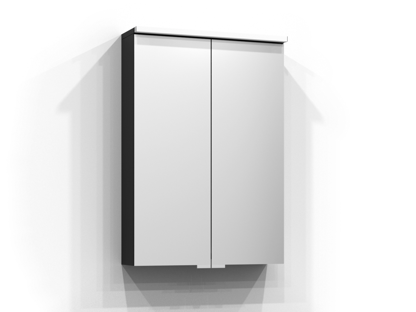 Peilikaappi Svedbergs Sarek 50 musta saarni pesuallasvalo vikavirtasuoja